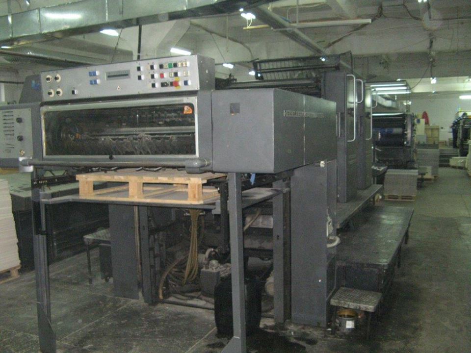 Heiderberg SM102-ZP ( 1990 ) 2 Colors | Printing Machines